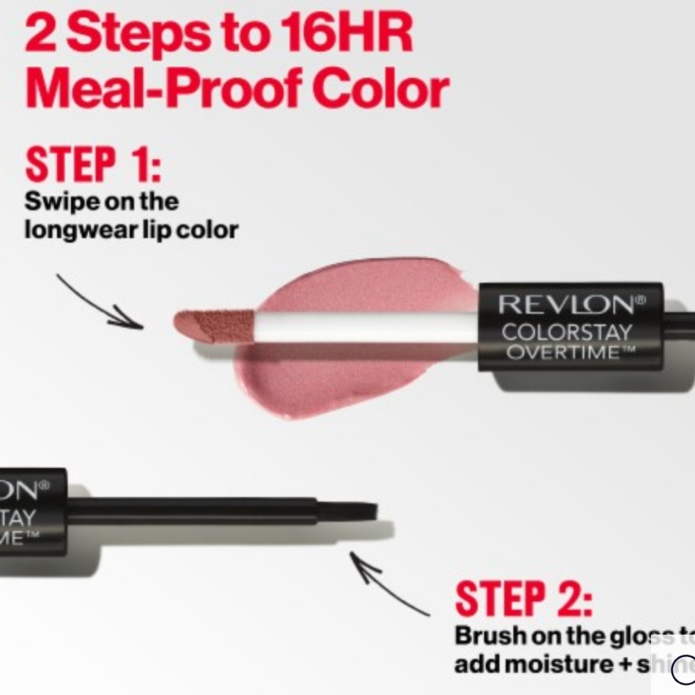 Revlon ColorStay Overtime 16Hr Wear Lipcolor NIB COLOR 220 UNLIMITED MULBERRY - Picture 4 of 7
